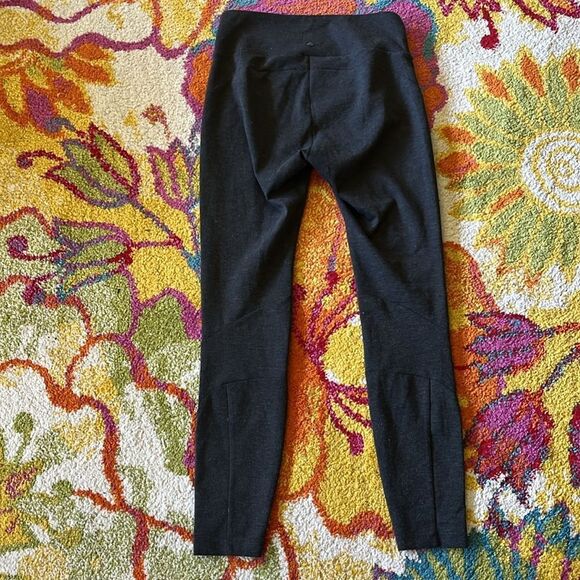 PRANA GRAY PULL ON SKINNY LEGGINGS PANTS MEDIUM - Picture 6 of 6
